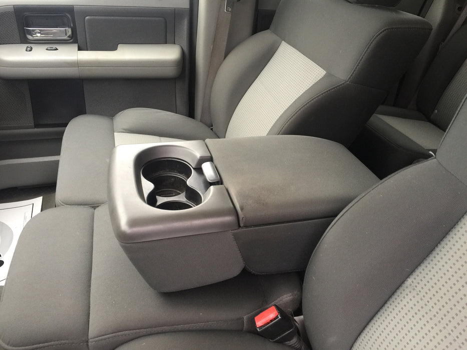 Ford F150 Fold Down Arm Rest Console Safe: 2004-2011