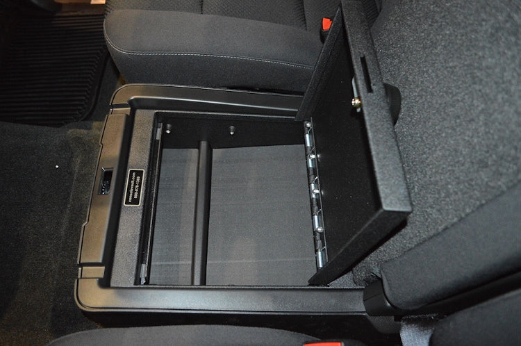 GMC Sierra 1500 Under Bench Seat Console Safe: 2014-2018