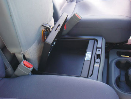 Ram 1500/2500/3500 Under Bench Seat Console Safe: 2000 - 2019